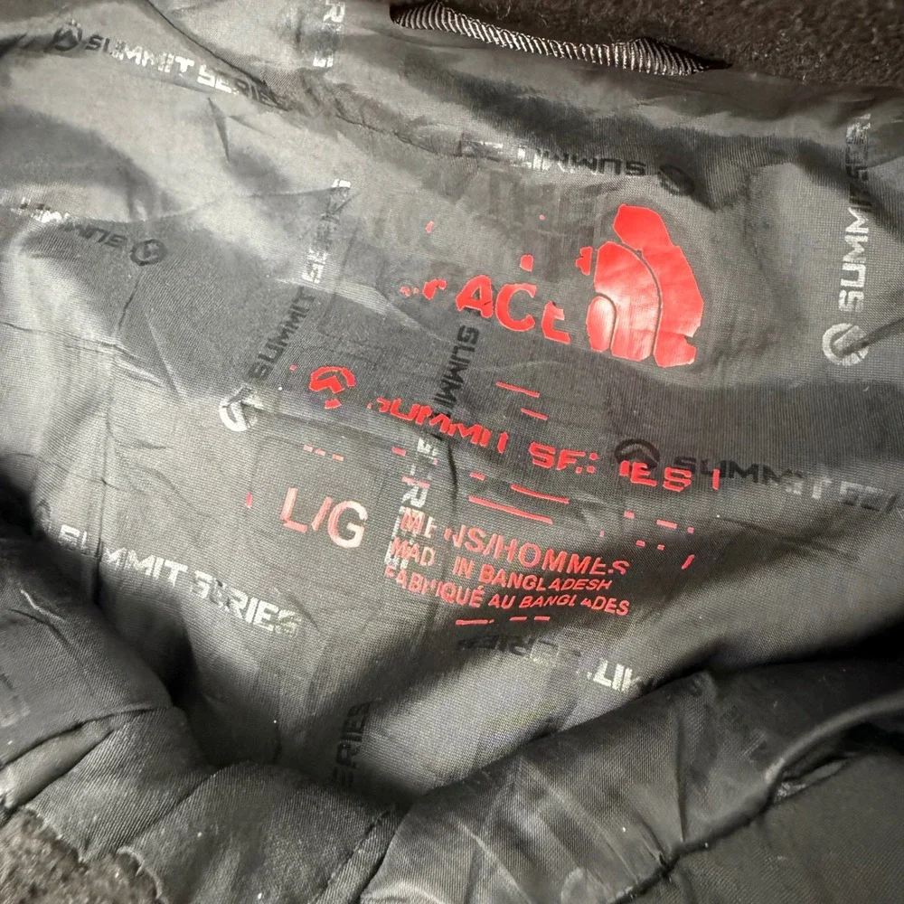 The North Face Summit Series HyVent Alpha Jacket Mens Large Black Full Zip Shell